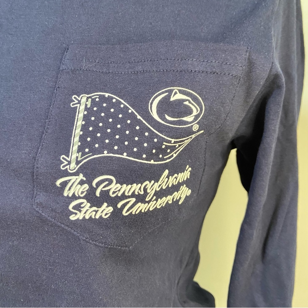 Champion Women’s Penn State Navy Long Sleeve Game Day Tailgate Dog Size Small - Picture 5 of 8